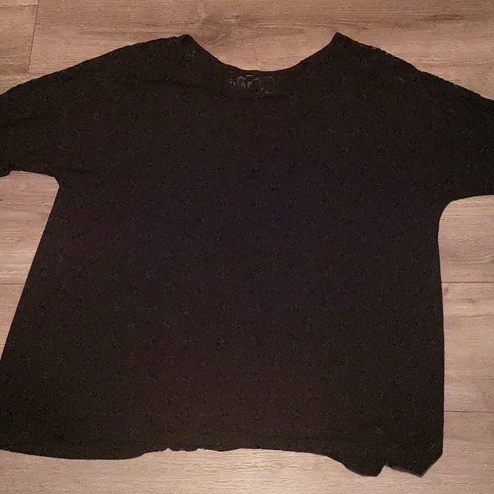 Black Lace Blouse